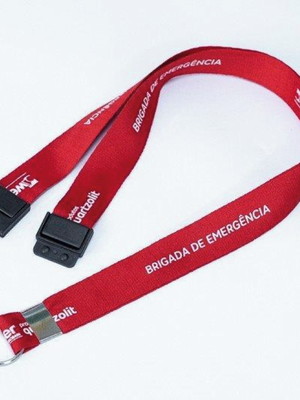150 cordões de 20mm argola, ponteira e trava de segurança