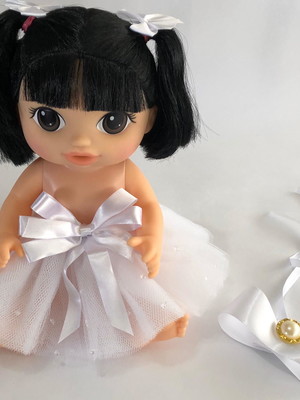 Conjunto com saia tutu baby alive