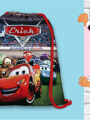 Mochilinha relâmpago mcqueen