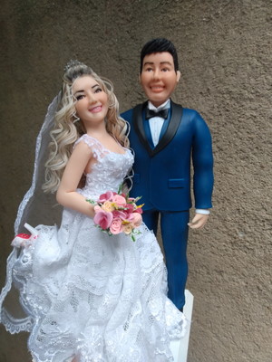 Noivinhos,topo de bolo,casamento,personalizado.