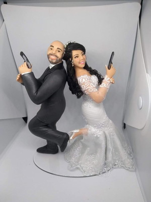 Noivinhos biscuit,noivos personalizados casamento