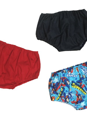 Kit 3 tapa fralda / cueca para bebês