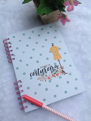 Agenda de pedidos da costureira