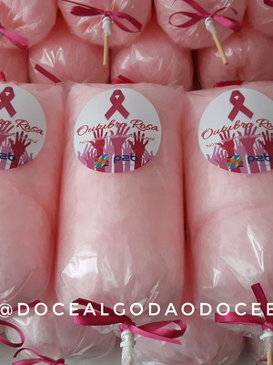 Mini algodão doce personalizado