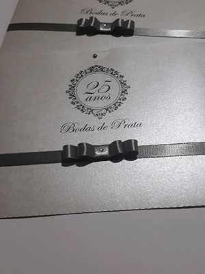 Convite bodas de prata