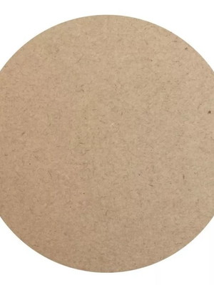 Base sousplat redonda mdf 3mm 06cm