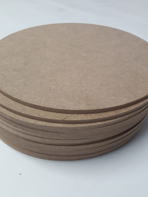 50 circulos mdf cru 5 cm