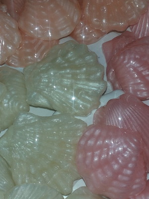 100 sabonetes conchas fundo do mar