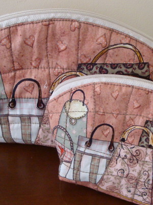 Necessaire p/ maquiagem, acessórios romance 2 pecas