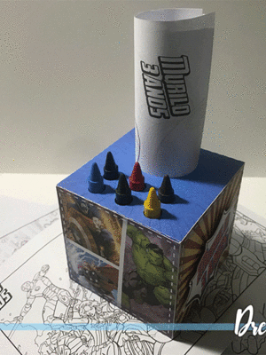 Kit para colorir os vingadores