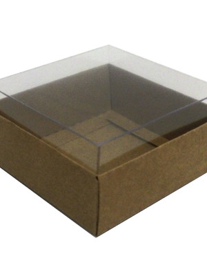 Caixa para 4 doces kraft