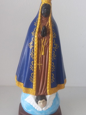 Nossa senhora aparecida em gesso