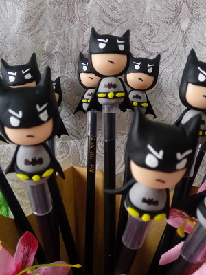 Ponteiras em biscuit batman