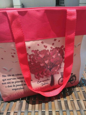 Bolsa personalizada lembrancinha final de ano