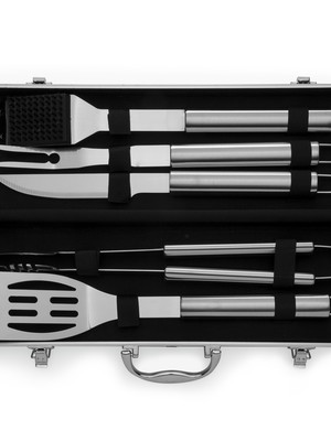 Kit churrasco 5 peças -maleta - 1645 noivos\padrinhos
