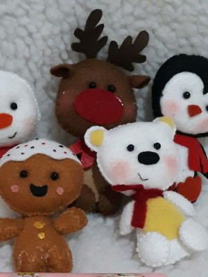 Enfeites pra arvore de natal