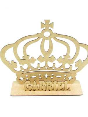 Centro de mesa coroa personalizado