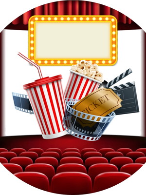Adesivo latinha cinema
