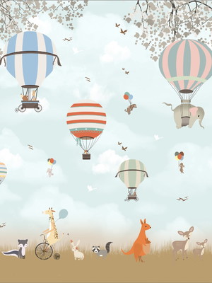Papel de parede balões ( nicole casares )