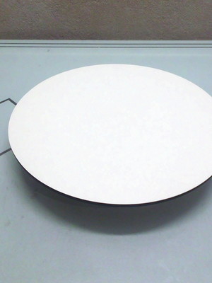 Mesa giratória em mdf 6mm mdf 1 face branca 40cm de diâmetro