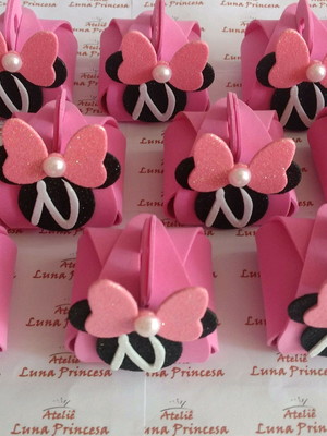 Porta bombom personalizado minnie