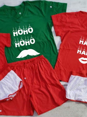 Kit natal com 3 pijamas
