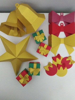Enfeites de natal - arquivo de corte