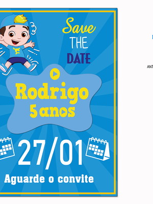 Save the date luccas neto digital