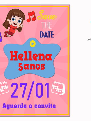 Save the date luccas neto menina digital