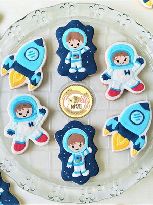 Biscoitos decorados - astronauta (01)