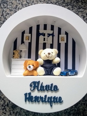 Enfeite porta maternidade urso