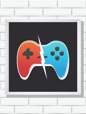 Quadro decorativo vídeo game