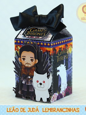 Caixa milk com aplique game of thrones