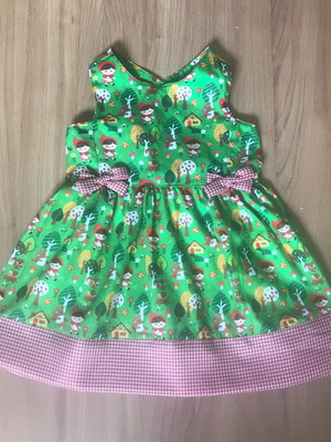 Vestido infantil chapeuzinho vermelho