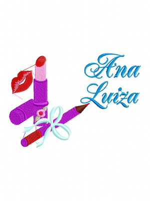 Ana luiza montagem com nomes - fazemos com qualquer nome