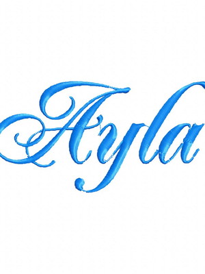 Ayla montagem com nomes - fazemos com qualquer nome