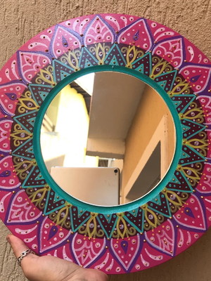 Mandala com espelho