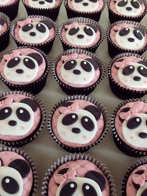 Cupcakes panda