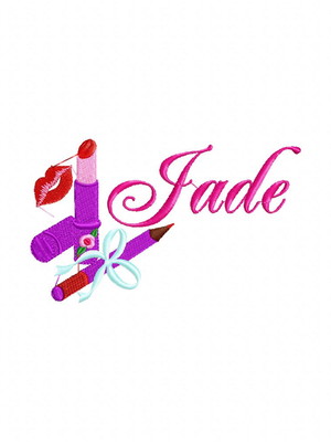 Jade montagem com nomes - fazemos com qualquer nome