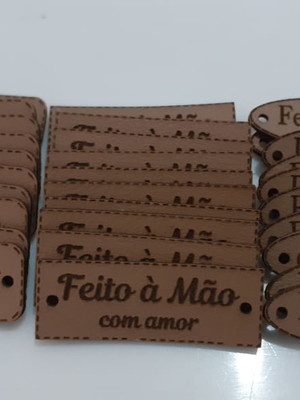 100 etiquetas couro sintético 1,2 x 3,5!!! frete grátis