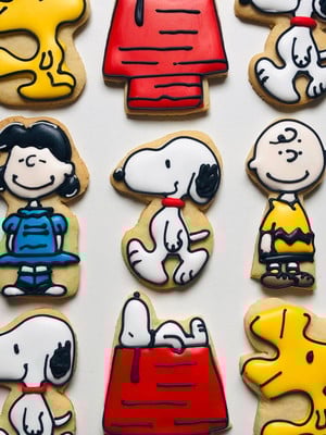 Biscoito decorado snoopy