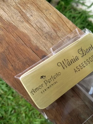 Kit 10 peças latao personalizado fixação por imã