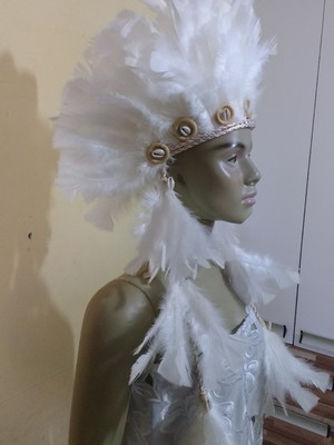 Penacho, cocar caboclo umbanda e candomble