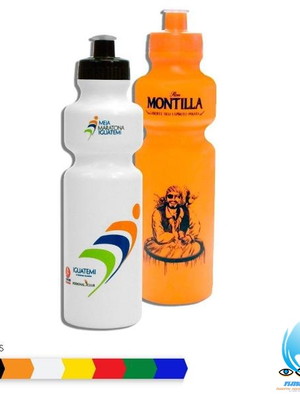 Squeeze de plástico 750ml com serigrafia - mod. 114