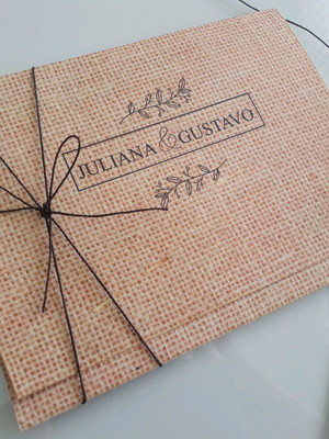 Convite de casamento envelope