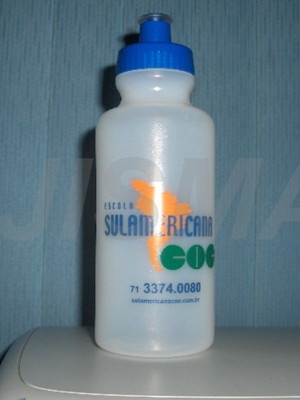 Squeeze de plástico 550ml com serigrafia - mod. 113