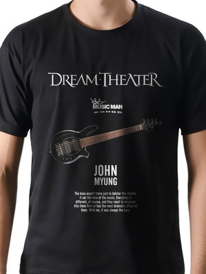 Camiseta camisa banda rock dream theater baixo john myung