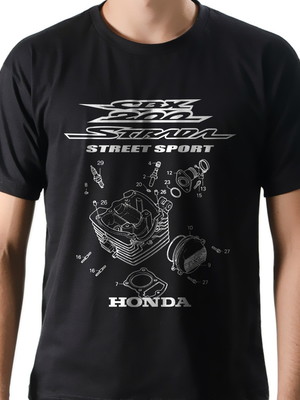 Camiseta camisa moto honda cbx 200 strada motor 2002 algodão