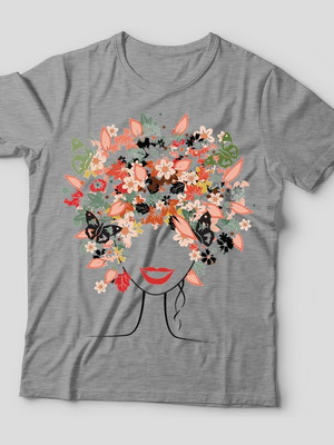Camiseta floral