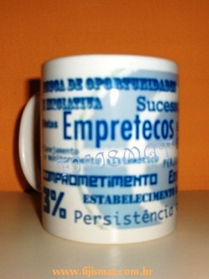 Caneca porcelana 330ml personalizada com sublimação